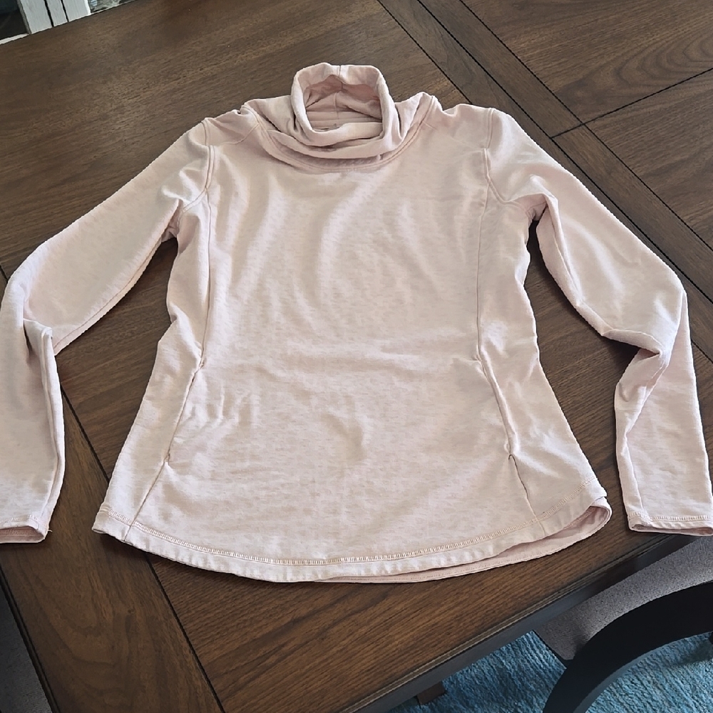 CALIA by Carrie Underwood Light Pink Cowl Neck Sweater